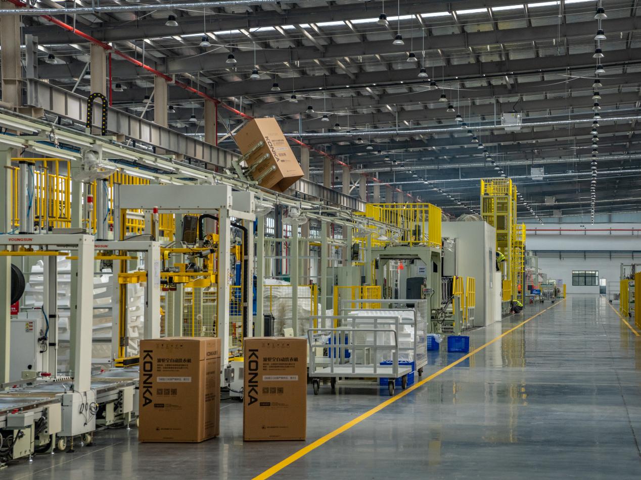 首列家電出口中歐班列“康佳號(hào)”鳴笛啟程，中國(guó)家電加速駛向全球市場(chǎng)